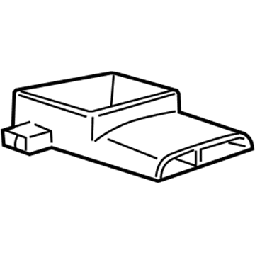 Mercury 3W3Z-18C433-AA Duct - Heater Outlet