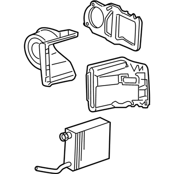 Mercury 3W7Z-19850-DA Evaporator Assembly