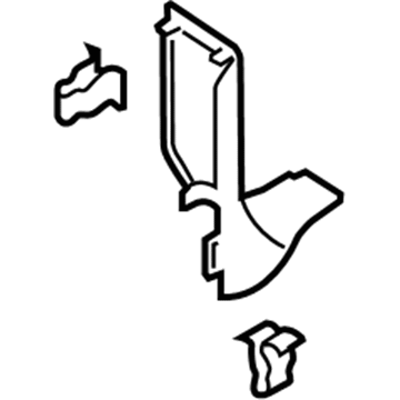 HC3Z-2502344-AA Ford Cowl Kick Panel, Passenger Side Illustration 1 of 1