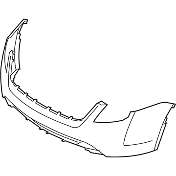 Mercury AN7Z-17D957-AAPTM Bumper Assembly - Front