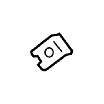 Ford -W704300-S442 Nut - Spring