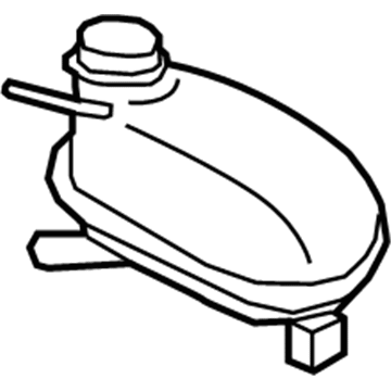 Ford GV6Z-8A080-B Tank Assembly - Radiator Overflow