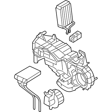 Ford FL1Z-18D283-D Evaporator Assembly