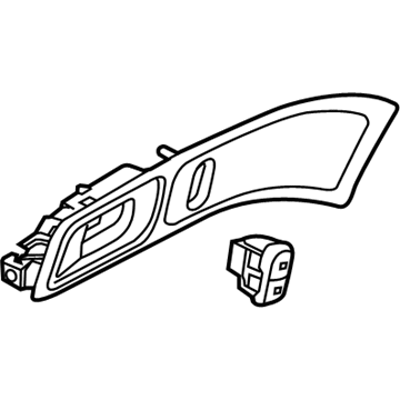 Ford Explorer Interior Door Handle - EB5Z-7822601-CC