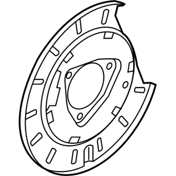 Lincoln DE9Z-2C028-A Shield - Brake Disc Splash