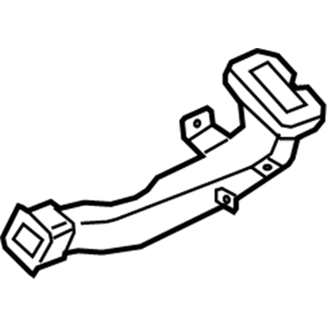 Lincoln EJ7Z-19E630-A Duct Assembly - Air Conditioner