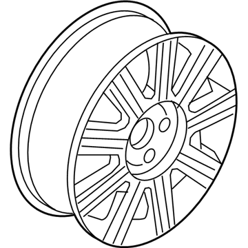 Ford 6F2Z-1007-JA Wheel, Alloy 6F2Z-1007-JA Ford Wheel, Alloy Illustration 1 of 1
