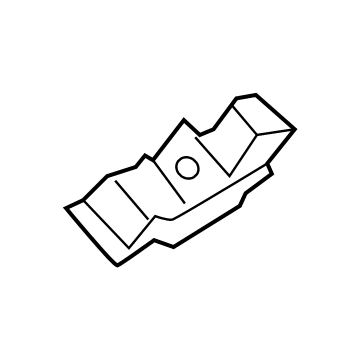 Ford JT4Z-54404A42-A Plate - Door Lock Striker