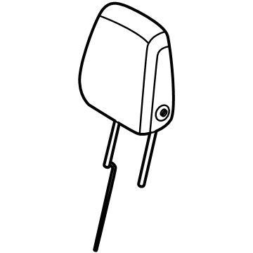 Lincoln SL7Z-78611A09-AA Headrest, Outer