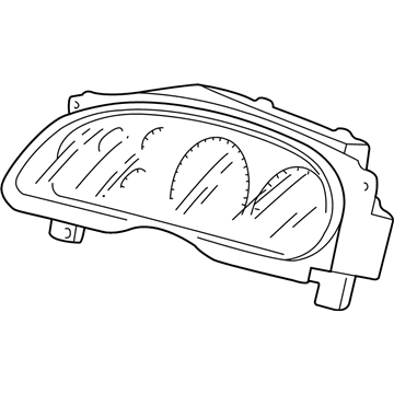 Ford XC3Z-10849-KA Instrument Cluster