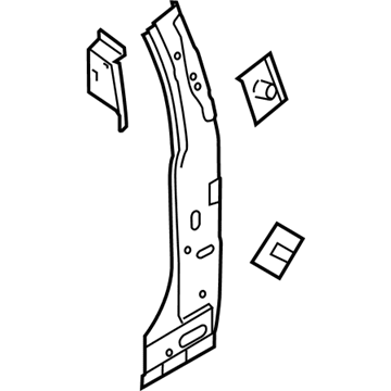 Ford FL3Z-1840476-A Panel - Back