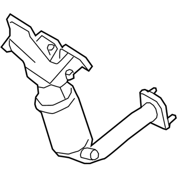 Ford 9E5Z-5G232-A Exhaust Manifold And Catalyst