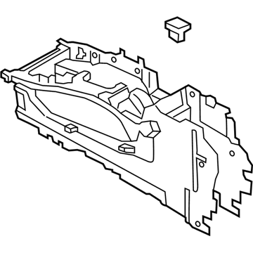 Lincoln Nautilus Center Console Base - JA1Z-58045A36-AB
