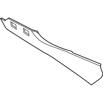 Ford FA1Z-5804608-AP Side Trim Panel, Passenger Side FA1Z-5804608-AP Ford Side Trim Panel, Passenger Side Illustration 1 of 1