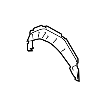 Ford BK3Z-6127886-D Wheelhouse Assembly