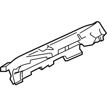 JL3Z-9K540-C Ford Upper Insulator, Driver Side Illustration 1 of 1