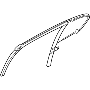 Lincoln AA5Z-5425766-A Run Assembly - Glass