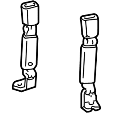 Ford 3R3Z-6360044-AAA Buckle Assembly - Seat Belt