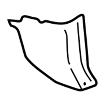 Lincoln 2C6Z1502344AAA Panel - Cowl Side Trim