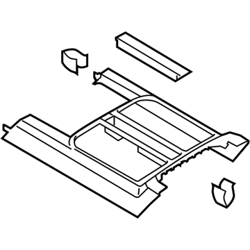 Ford Center Console Base - FL3Z-15045A76-CA