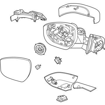 Ford SL1Z-17682-CA Mirror Assembly