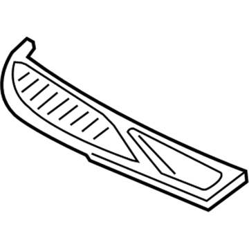 Ford F57Z-78022A68-A Grille - Cowl Top