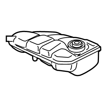 Ford CV6Z-8A080-C Tank Assembly - Radiator Overflow