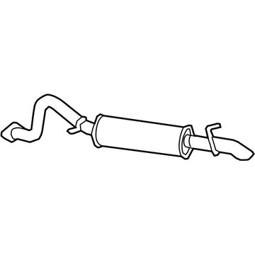 Mercury 5E6Z-5A212-AA Silencer Assembly