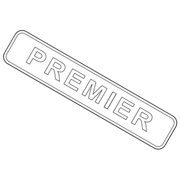 Mercury 2L2Z-7842528-AA Name Plate