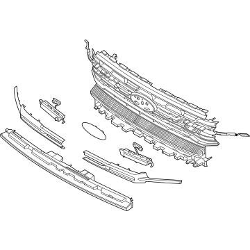 Ford SL1Z-8200-BA Grille Assembly