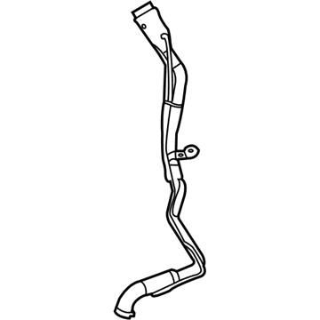Ford Flex Fuel Filler Hose - AA8Z-9034-F