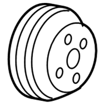 Mercury 6L2Z-8509-AA Pulley - Water Pump