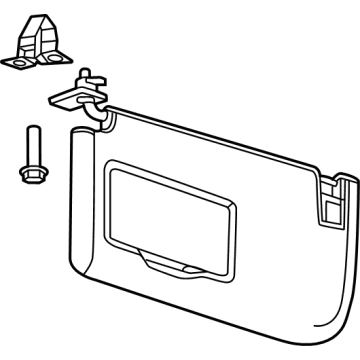 Ford PC3Z-1004104-AA Visor Assembly - Sun