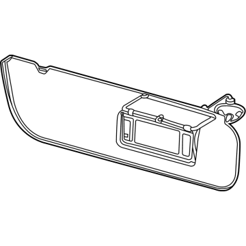 Ford 9C2Z-1504104-FB Visor Assembly - Sun