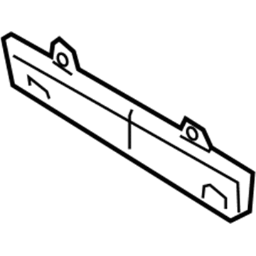 Mercury F8MZ-17A385-AA Bracket - License Plate