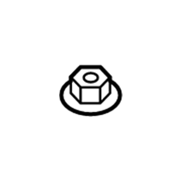 Ford -W520101-S442 Nut - Flanged