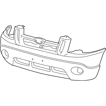 Ford Explorer Sport Bumper Cover - 1L5Z-17D957-GAA