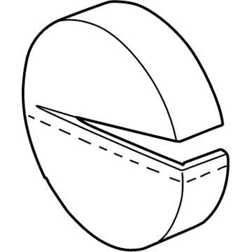 Ford 2C7Z-7845026-AAA Cover Assembly - Spare Wheel