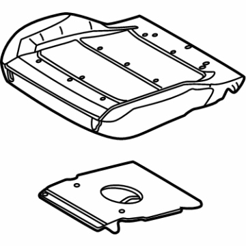 Ford P2DZ-78632A23-A Seat Cushion Pad