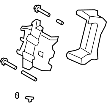 Lincoln BT4Z-2B120-A Caliper Assembly - Brake - Less Pad