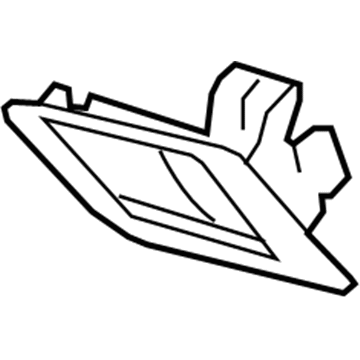 3W3Z-5406072-AAB Ford Latch, Black/Charcoal, Front Illustration 1 of 1