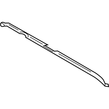 Ford GD9Z-16B990-B Front Weatherstrip GD9Z-16B990-B Ford Front Weatherstrip Illustration 1 of 1