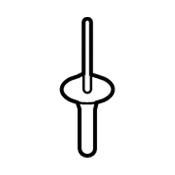 -W716704-S300 Ford Roof Molding Rivet Illustration 1 of 1