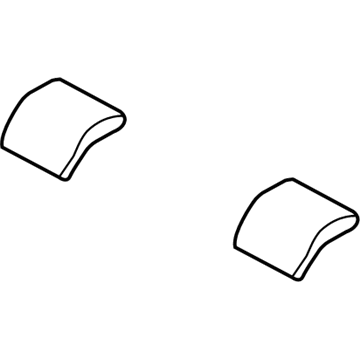 Ford 5G1Z-54611A08-AAA Head Rest Assembly