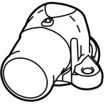 Ford 7R3Z-8592-A Connection Water Outlet