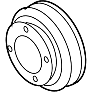 Mercury XL3Z-8509-A Pulley - Water Pump
