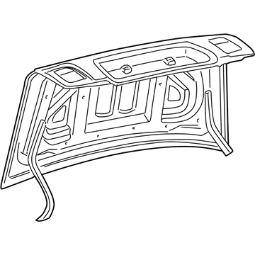 Lincoln XW4Z-5440110-AA Door Assembly - Luggage Compartment