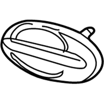 Ford Windstar Exterior Door Handle - YF2Z-1626601-BAF