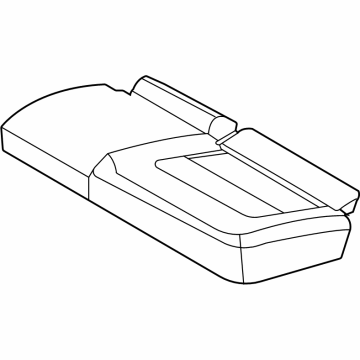 Ford M2DZ-7863805-CA Cover Assembly - Rear Seat Cushion