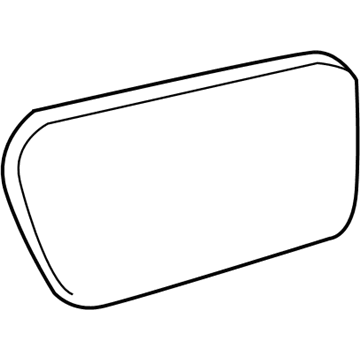 Mercury 6E5Z-17K707-C Glass Assembly - Rear View Outer Mirror